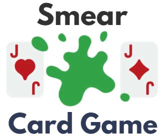 smear card game|buck smear game.